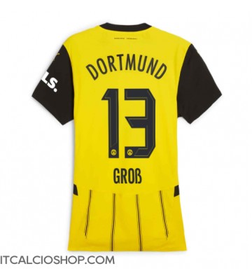 Borussia Dortmund Pascal Gross #13 Prima Maglia Femmina 2024-25 Manica Corta